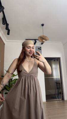 Askılı sırt dekolteli elbise - 6