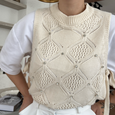 Briella Taş Detaylı Süveter - 2