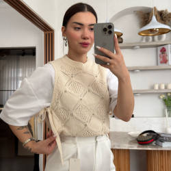 Briella Taş Detaylı Süveter - 4