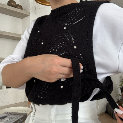 Briella Taş Detaylı Süveter - 8