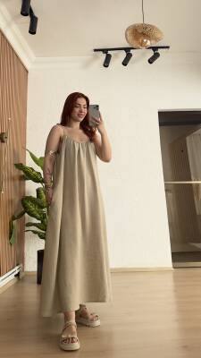 Fiona askılı elbise - 5