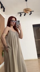 Fiona askılı elbise - 6