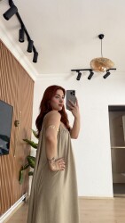 Fiona askılı elbise - 7