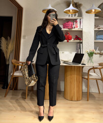 Hily Kemer Detaylı Blazer Ceket - 3