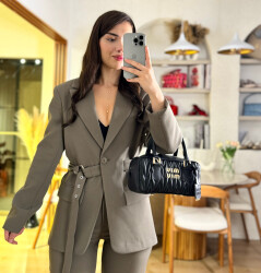 Hily Kemer Detaylı Blazer Ceket - 5
