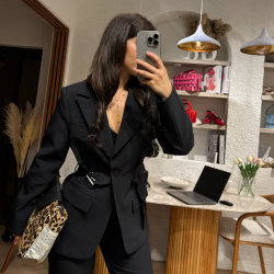 Hily Kemer Detaylı Blazer Ceket - 2