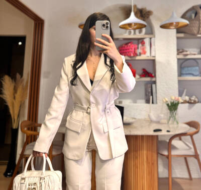 Hily Kemer Detaylı Blazer Ceket - 8