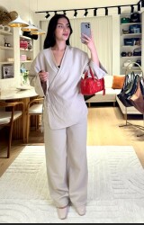 Odessa Bağlamalı Kimono Takım - 6
