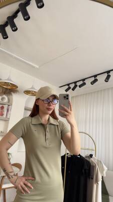 Polo yaka elbise - 29