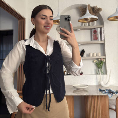 Sophia Bağlama Detay Süveter - 4