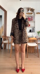 Vanessa Leopar Ceket - 2